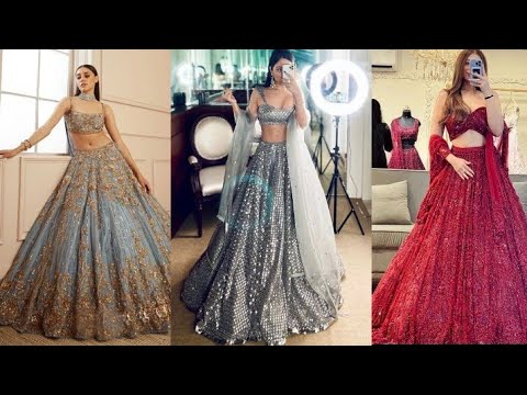 party wear lite wait lehenga| lehenga choli| lehenga design| new trendy party wear lehenga designs