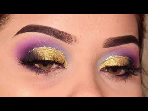 PURPLE GOLDEN EYES - Voice Over Tutorial