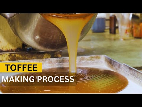 Amazing Toffee Making Process | How Toffee is Made in The Factory | Factory Tour of Toffee Making