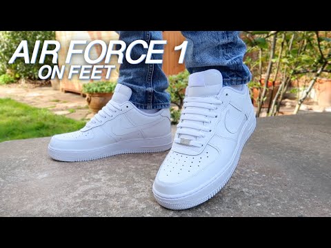 Nike Air Force 1 Low White On Feet!