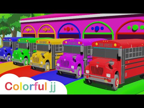 Color Balls & Sing a Song! | Wheels On the Bus, Ten in the Bed | Colorful jj