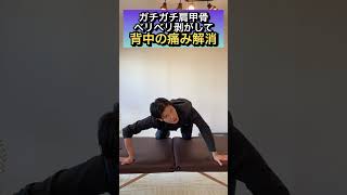 背中が痛い人これやって！今すぐ改善する肩甲骨はがしエクササイズ