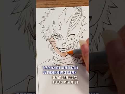 Drawing NARUTO as a BLEACH CHARACTER