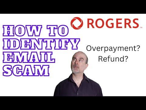 Fake Rogers overpayment email scam