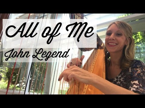 All of Me by John Legend, harp wedding music ~ Tiffany Envid, Harpist