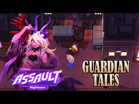 Guardian Tales S2 | Assault World Nightmare 15 -1 Downtown Demon World