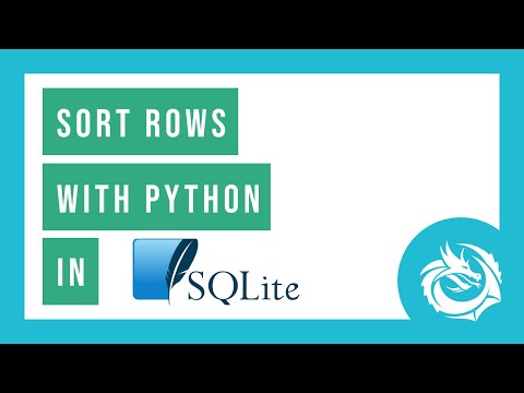 #5 Sort Rows - Learn SQL with SQLite in Python