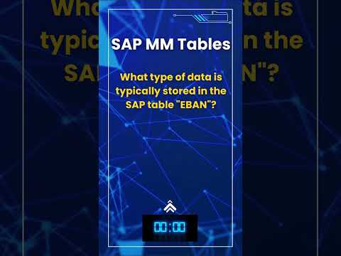 SAP MM Material Master Flash Card Quiz 10