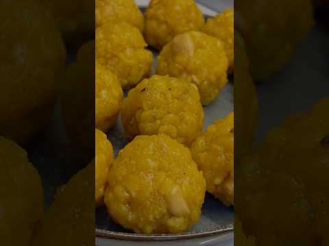 Boondi Laddu. Detailed recipe in long video #annamsrecipes #boondiladdu #boondiladoo