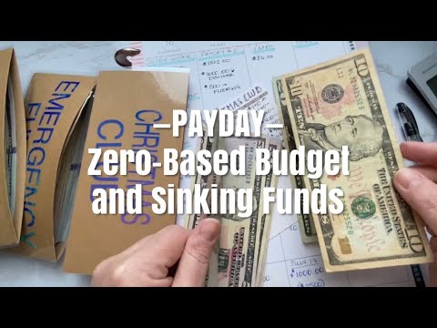 Budget With Me - Paycheck to Paycheck + Sinking Funds | Zero Based Budget - Cash Envelopes