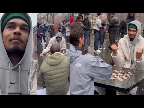 It got tense after Victor Wemby did a CHESS MEET UP in NYC & pros showed up!