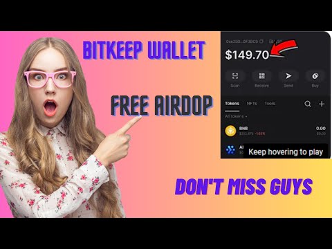 Bitkeep wallet new airdrop | claim free TOKEN NOW | TODAY AIRDROP | CRYPTO LOOT | IN HINDI