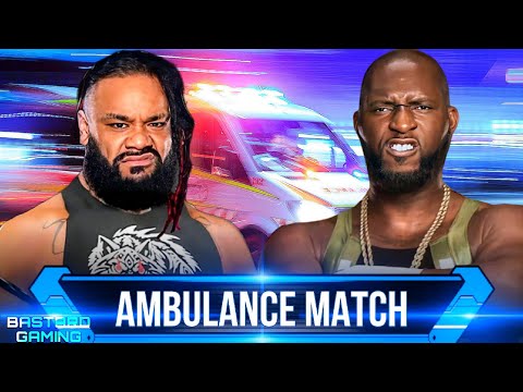 WWE 2K24 | Ambulance Match - Jacob Fatu VS Omos | Survivor Series