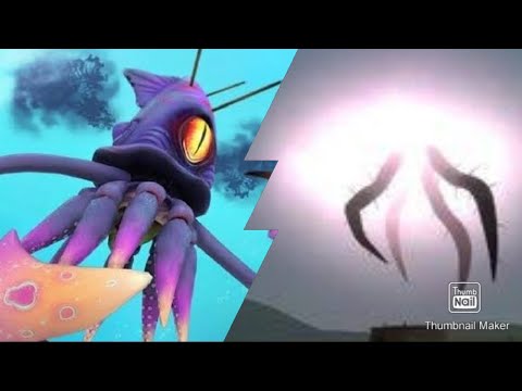 Sky Tentacles Vs Collosal squid