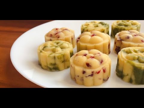 綠豆糕 夏日炎炎，綠豆透心涼 /Green Bean Cake/氷冷緑豆ケーキ/얼음처럼 차가운 녹두 케이크/كعكة الفاصوليا الخضراء