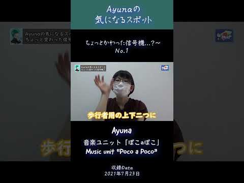 ちょっと変わった信号機…？ No,1 -Ayunaの気になるスポット- #信号機 #双子信号機 #ちょっと変わった信号機