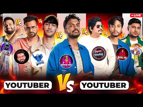 GyanGaming Vs Assassins Vs Tsg All Youtubers Tournament Ultimate Champions - Garena Free Fire Max