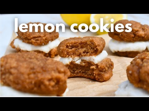 Lemon Cookies (Paleo, Refined Sugar Free, Dairy Free, Gluten Free)