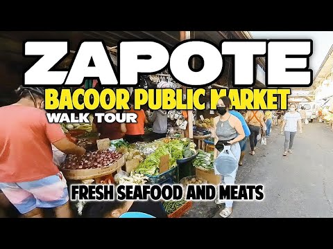 Zapote Bacoor Public Market Walk Tour | Freshest Seafood and Meats in Bacoor Cavite