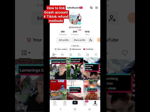 How to link Gcash account # tiktok refund methods?#refundmethods #paymentmethods #tiktok #tutorial