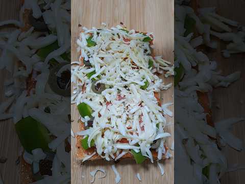 Viral Bread Pizza Recipe ASMR #shorts #asmr