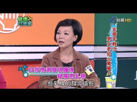 乳癌年輕化 男女老幼心驚驚｜健康好簡單