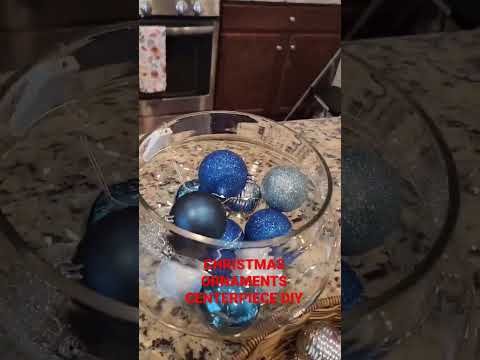 Ep2 - How to make a DIY Christmas Ornament Centerpiece in Less Than 30 Minutes! #shorts