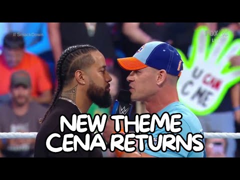 JIMMY USO NEW THEME IS 🔥 JOHN CENA RETURNS ON WWE SMACKDOWN