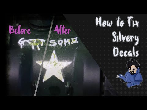 Fix those Silvery Decals with this easy trick!