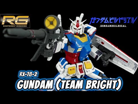 P-Bandai RG RX-78-2 Gundam [Team Bright Custom] Review | Gundam Build Real