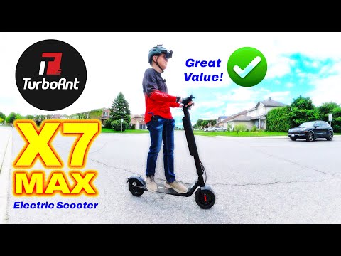 Great Value!  Turboant X7 Max Foldable Electric Scooter - Review