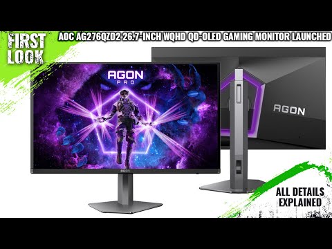 AOC AG276QZD2 26.7-Inch WQHD QD-OLED 240 Hz Gaming Monitor Launched - Explained All Spec, Features