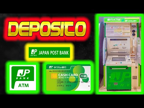 🏦🏣 Cómo DEPOSITAR dinero en cuenta de correo de JAPON | deposit  atm Japan Post bank 🏦🏣