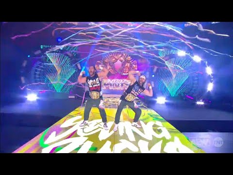 The Young Bucks Entrance as AEW World Tag Team Champions: AEW Rampage, July 1, 2022