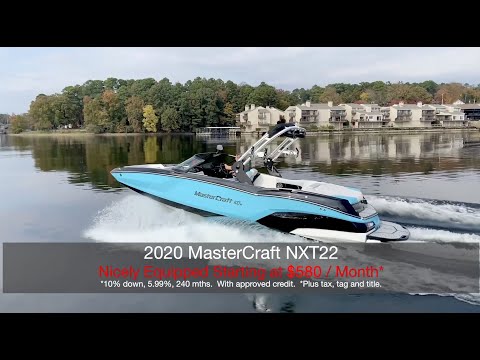 2020 MASTERCRAFT NXT22. NICELY EQUIPPED. STARTING AT $580 / MONTH