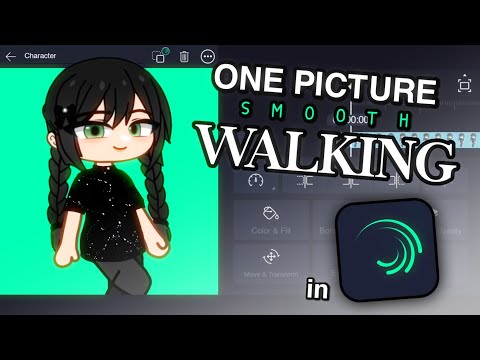 One Picture SMOOTH WALKING Tutorial in Alight Motion (Beginner Friendly)