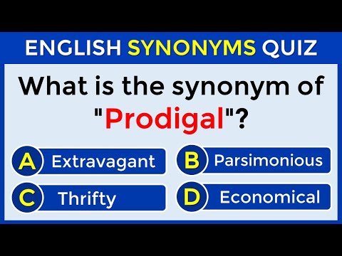 Synonyms Quiz | CAN YOU SCORE 30/30? #challenge 54