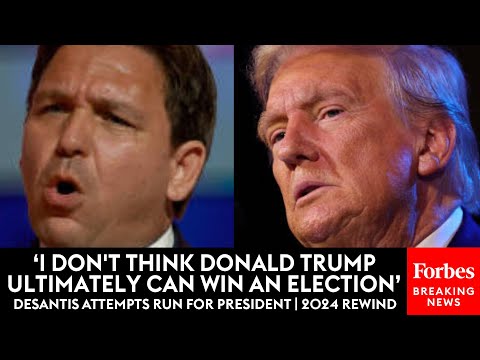 SUPERCUT: DeSantis Attempts Run For President Before Ending Campaign, Endorsing Trump | 2024 Rewind