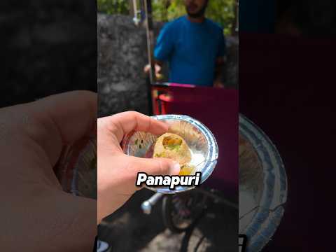 🇮🇳First time trying Indian Panipuri street food!!!🇮🇳