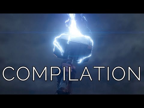 Mjolnir All Lightning/Thunder Power Scenes | MCU Compilation [IMAX/Open Matte HD]