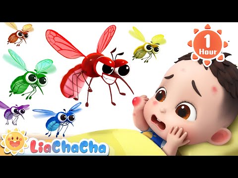 ChaCha vs Mosquitoes! | Ten in the Bed | Mosquito, Go Away | Kid Songs & Nursery Rhymes | LiaChaCha