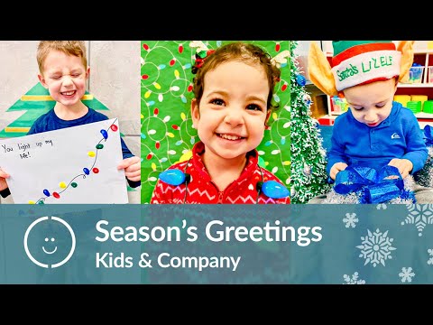 Season’s Greetings from Our Centres | Kids & Company