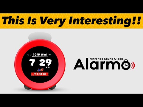 Nintendo Reveals BRAND NEW Sound Clock Called Alarmo ⏰