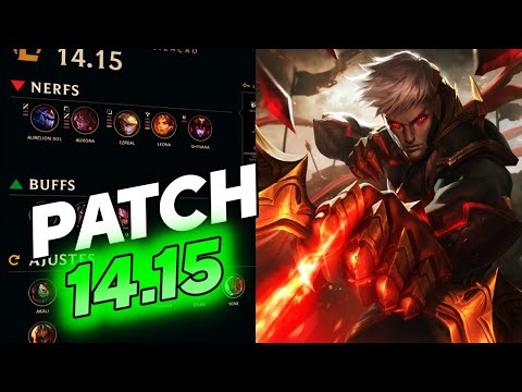 NERF PESADO NOS ITENS DE ADC! - NOTAS DA ATUALIZAÇÃO 14.15