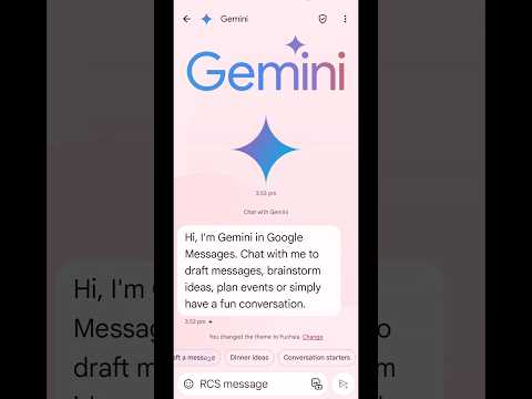 Gemini AI In Google Messages | Use Gemini In Google Messages | Gemini AI Google