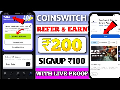 Coinswitch| Coinswitch Refer And Earn Today| Coinswitch app refer and earn| best refer and earn apps