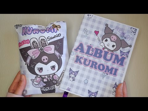 Paper DIY | Unboxing Kuromi Blind Bag & Album Kuromi | ASMR, Paper Craft