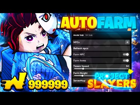 ROBLOX Project Slayers Script/Hack GUI | Auto Farm, Kill All,  *PASTEBIN 2024*