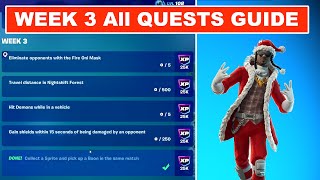 WEEK 3 ALL QUESTS GUIDE Fortnite