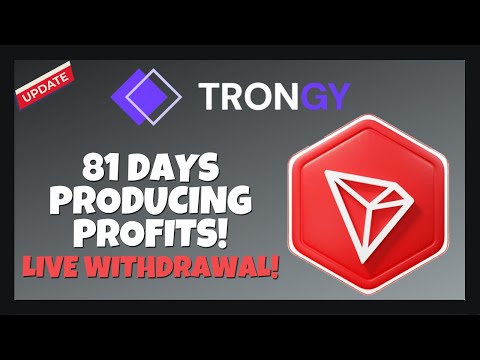 81 Days Producing Profits 🎯 Trongy Update 📈 Earning 3% Daily 💸